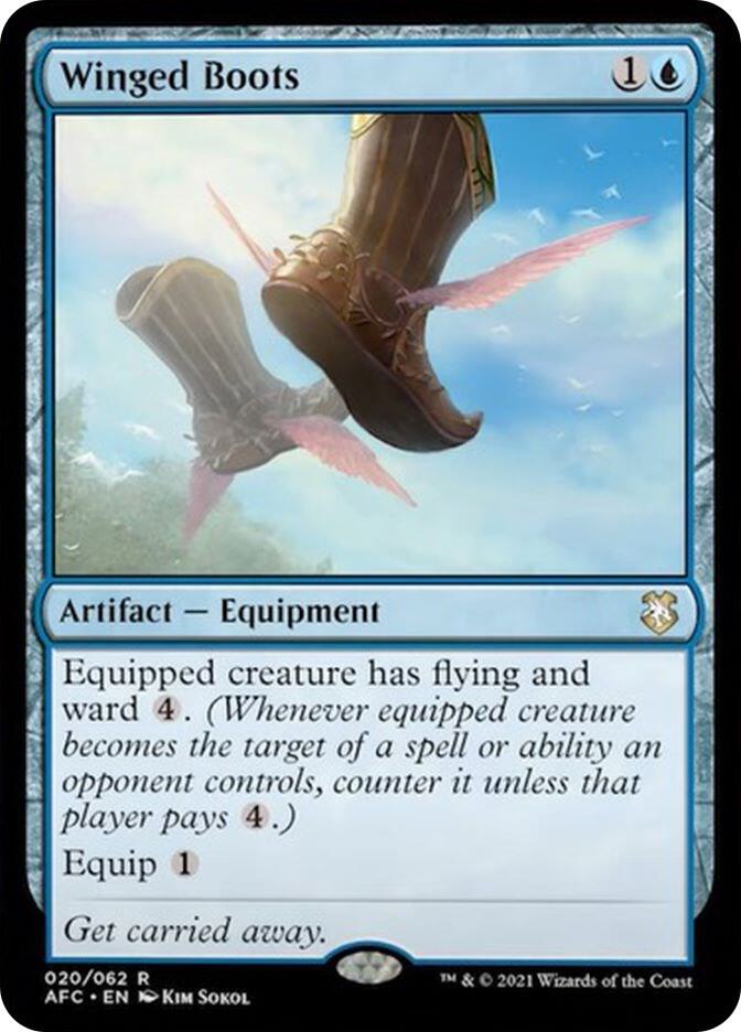 Winged Boots 20 (Commander: Adventures in the Forgotten Realms)  | Good Games Adelaide SA