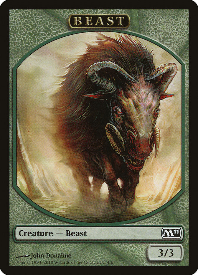 Beast Token [Magic 2011 Tokens] | Good Games Adelaide SA