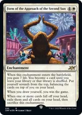 Form of the Approach of the Second Sun Galaxy Foil 295 (Unfinity)  - Foil | Good Games Adelaide SA