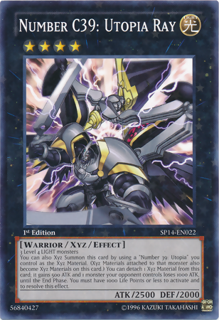Number C39: Utopia Ray [SP14-EN022] Starfoil Rare | Good Games Adelaide SA