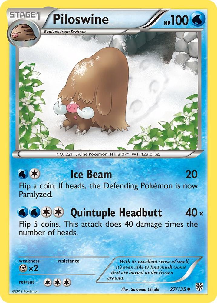 Piloswine 27/135 (Plasma Storm)  | Good Games Adelaide SA