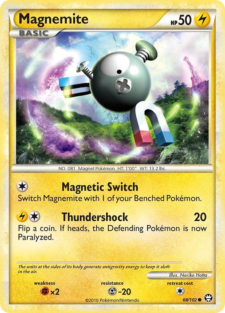 Magnemite 68/102 (Triumphant)  - Reverse Holofoil | Good Games Adelaide SA