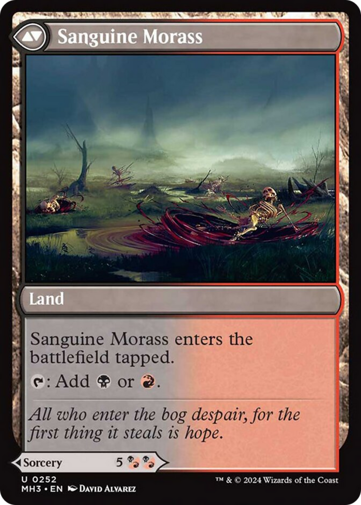 Bloodsoaked Insight // Sanguine Morass [Modern Horizons 3] | Good Games Adelaide SA