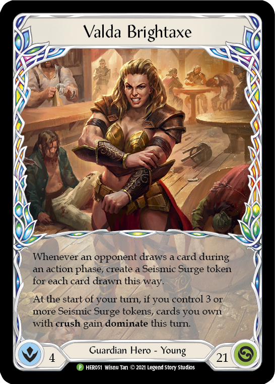 Valda Brightaxe [HER051] (Promo)  Cold Foil | Good Games Adelaide SA