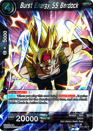 Burst Energy SS Bardock [BT4-100] | Good Games Adelaide SA