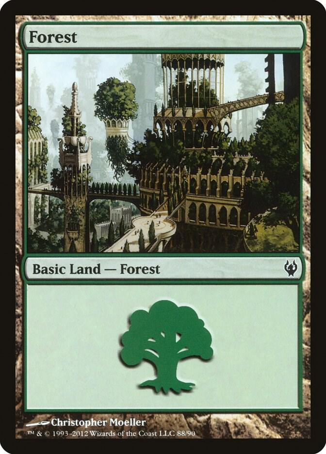 Forest 88 88 (Duel Decks: Izzet vs. Golgari)  | Good Games Adelaide SA