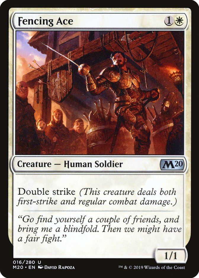 Fencing Ace [Core Set 2020] | Good Games Adelaide SA