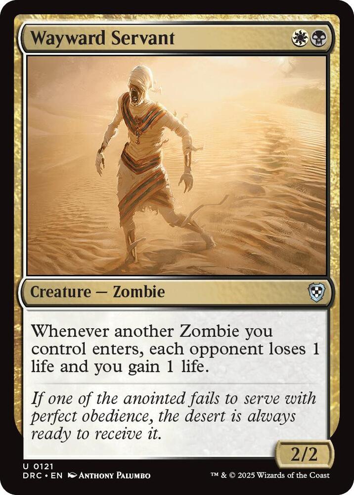Wayward Servant 121 (Commander: Aetherdrift)  | Good Games Adelaide SA
