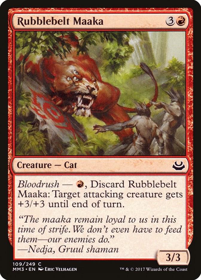 Rubblebelt Maaka 109 (Modern Masters 2017)  - Foil | Good Games Adelaide SA