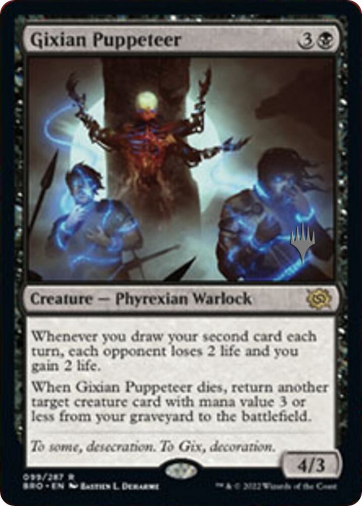Gixian Puppeteer 99 (Promo Pack: The Brothers' War)  - Foil | Good Games Adelaide SA