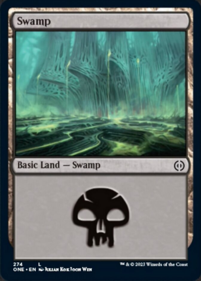 Swamp (274) [Phyrexia: All Will Be One] | Good Games Adelaide SA