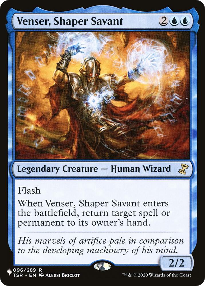 Venser Shaper Savant 096/289 (The List Reprints)  | Good Games Adelaide SA