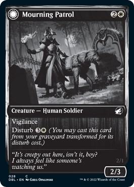 Mourning Patrol 28 (Innistrad: Double Feature)  - Foil | Good Games Adelaide SA