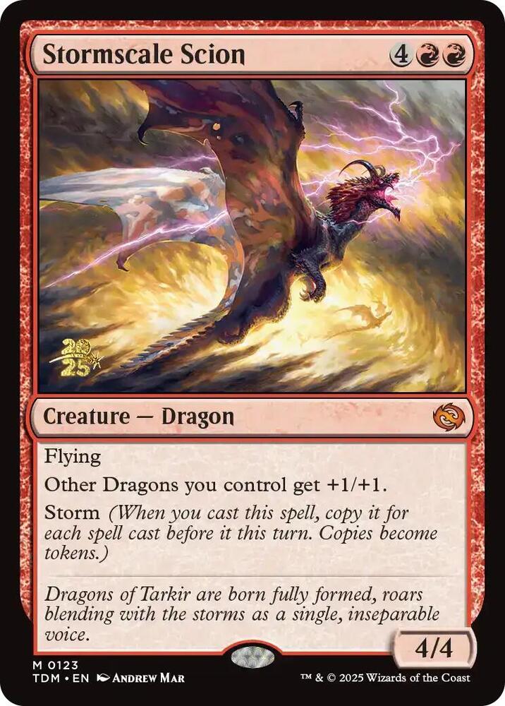Stormscale Scion 123 (Prerelease Cards)  - Foil | Good Games Adelaide SA