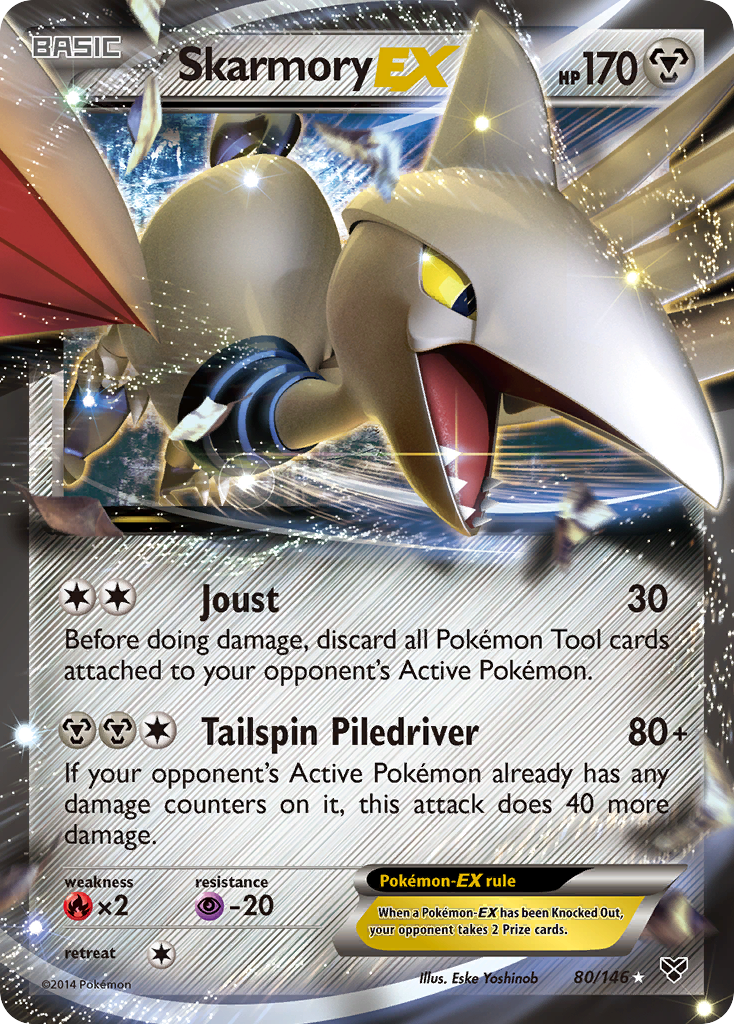 Skarmory EX (80/146) [XY: Base Set] | Good Games Adelaide SA