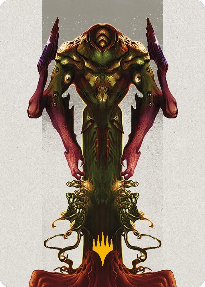 Kozilek the Broken Reality Art Card Gold Stamped Planeswalker Symbol 51 (Art Series: Modern Horizons 3)  | Good Games Adelaide SA