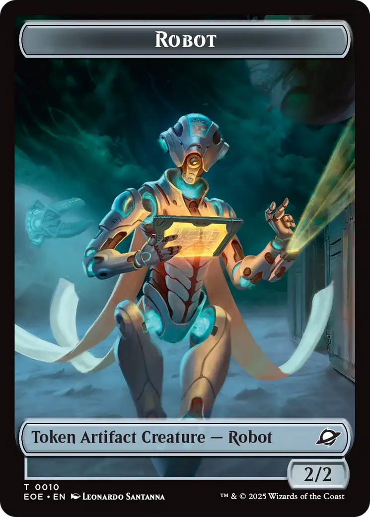Robot // Drone Double-Sided Token [Edge of Eternities Tokens] | Good Games Adelaide SA