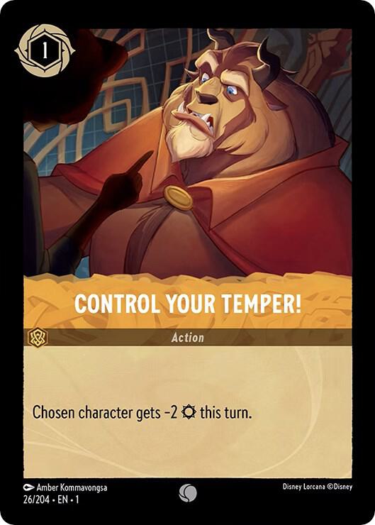 Control Your Temper 26/204 (The First Chapter)  | Good Games Adelaide SA