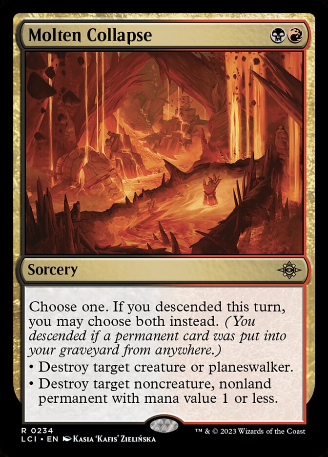 Molten Collapse 234/291 (The Lost Caverns of Ixalan)  - Foil | Good Games Adelaide SA