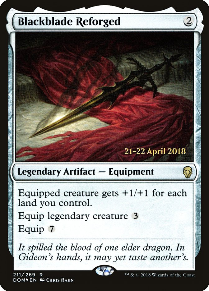 Blackblade Reforged [Dominaria Promos] | Good Games Adelaide SA