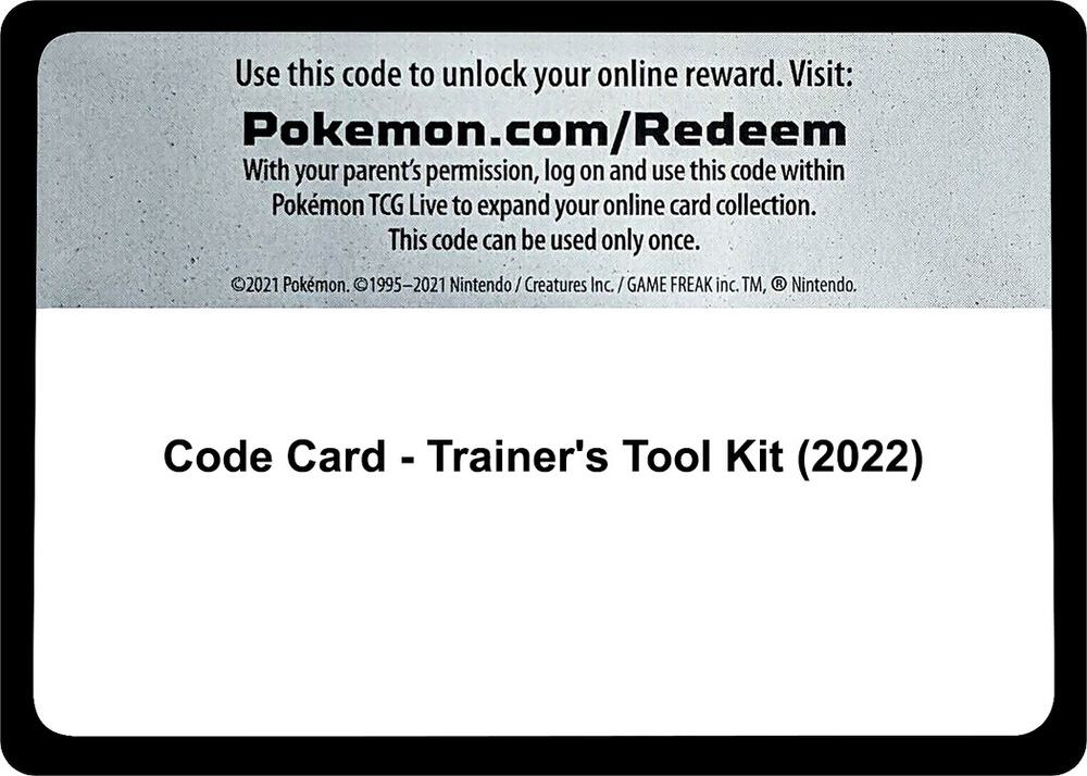 Code Card Trainers Tool Kit 2022  (Miscellaneous Cards & Products)  | Good Games Adelaide SA