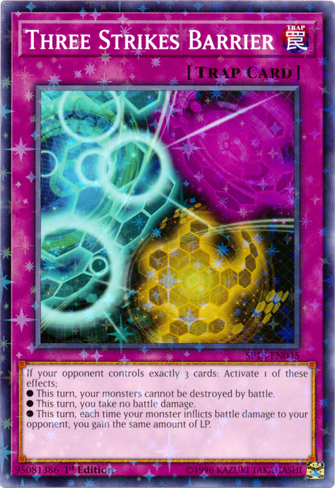 Three Strikes Barrier [SP18-EN045] Starfoil Rare | Good Games Adelaide SA