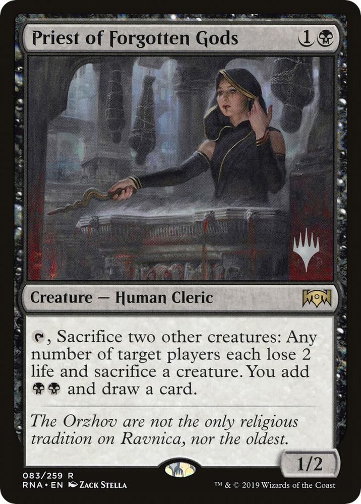 Priest of Forgotten Gods 83 (Promo Pack: Throne of Eldraine)  | Good Games Adelaide SA