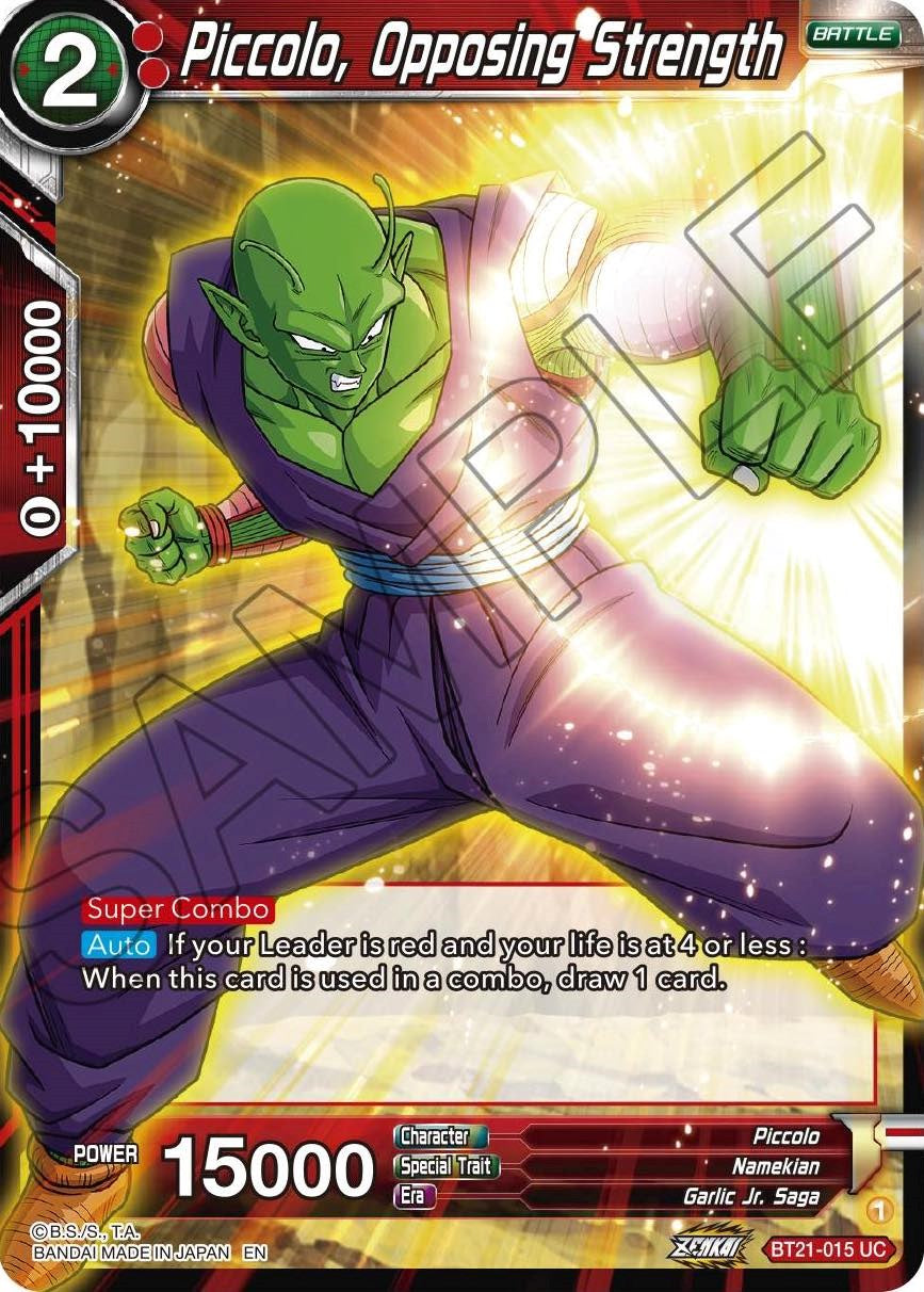 Piccolo, Opposing Strength (BT21-015) [ZENKAI Series: Set 04] | Good Games Adelaide SA
