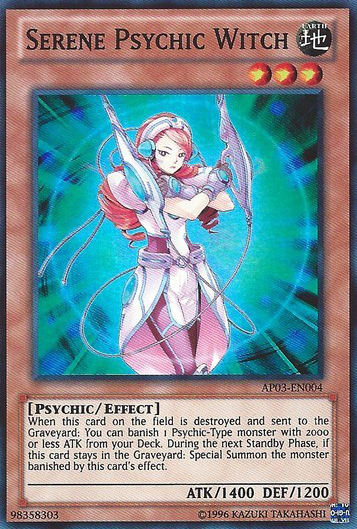 Serene Psychic Witch [AP03-EN004] Super Rare | Good Games Adelaide SA