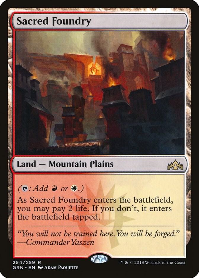 Sacred Foundry 254 (Guilds of Ravnica)  | Good Games Adelaide SA
