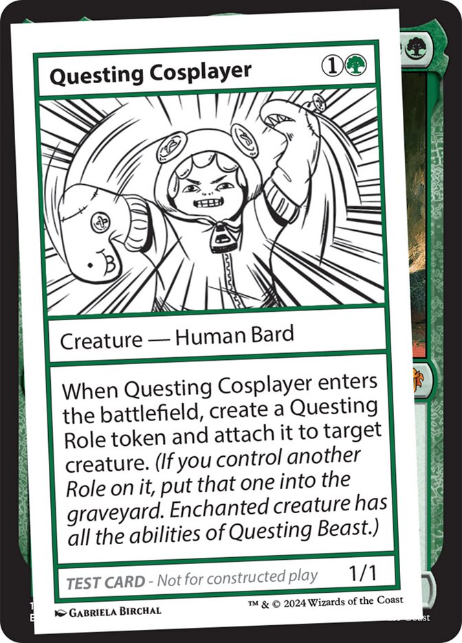 Questing Cosplayer  (Mystery Booster 2 Playtest Cards)  | Good Games Adelaide SA