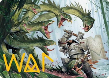 Lair of the Hydra Art Card (Gold-Stamped Signature) [Dungeons & Dragons: Adventures in the Forgotten Realms Art Series] | Good Games Adelaide SA