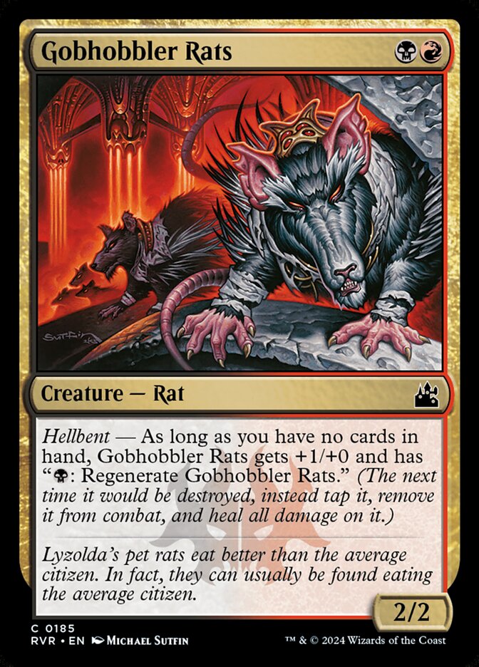 Gobhobbler Rats 185 (Ravnica Remastered)  - Foil | Good Games Adelaide SA