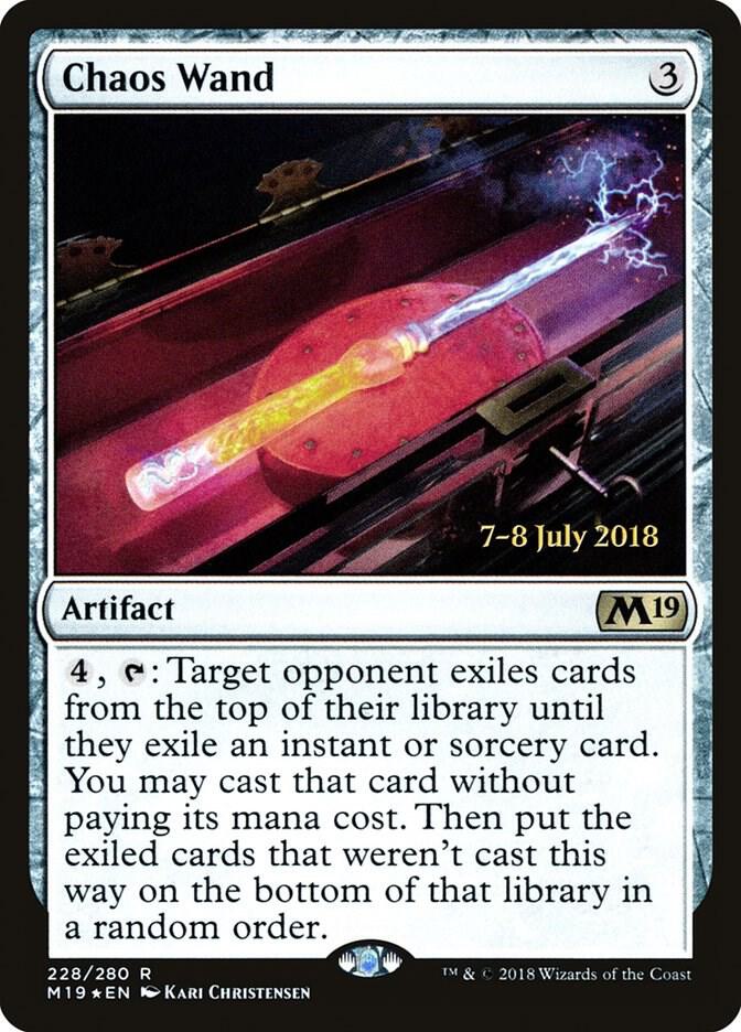 Chaos Wand 228 (Prerelease Cards)  - Foil | Good Games Adelaide SA