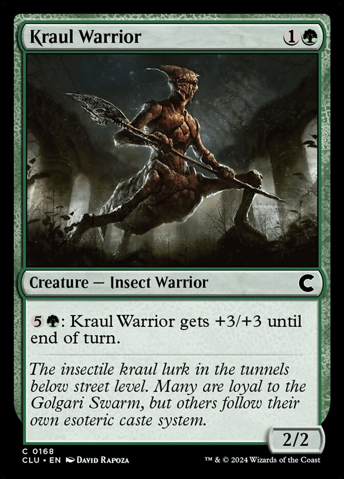 Kraul Warrior 168 (Ravnica: Clue Edition)  | Good Games Adelaide SA