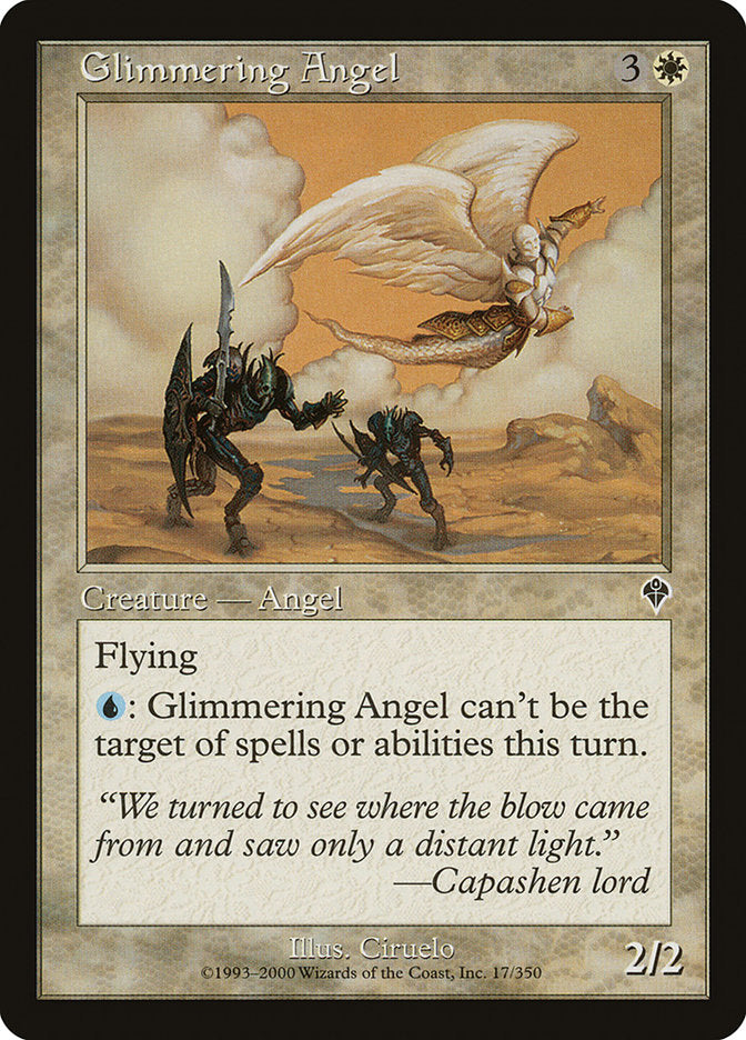 Glimmering Angel 17 (Invasion)  - Foil | Good Games Adelaide SA