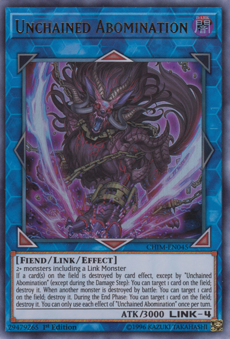 Unchained Abomination [CHIM-EN045] Ultra Rare | Good Games Adelaide SA