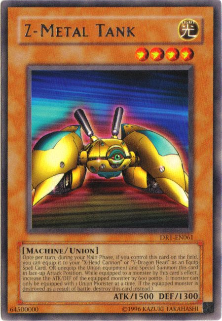 Z-Metal Tank [DR1-EN061] Rare | Good Games Adelaide SA