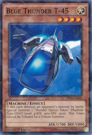 Blue Thunder T-45 [BP03-EN039] Shatterfoil Rare | Good Games Adelaide SA