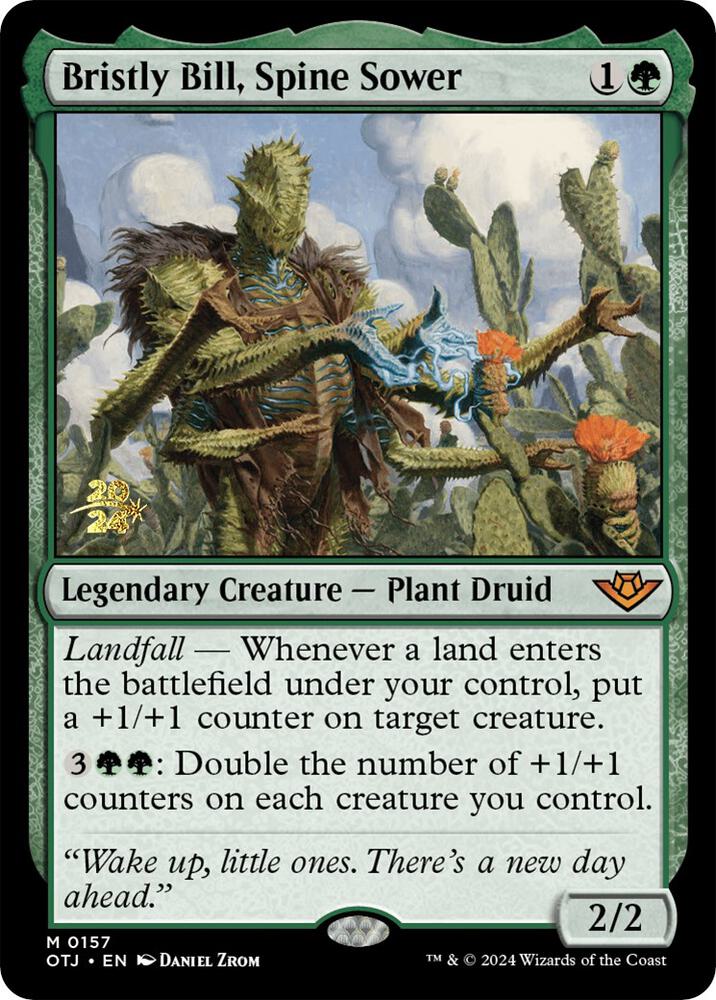 Bristly Bill Spine Sower 157 (Prerelease Cards)  - Foil | Good Games Adelaide SA