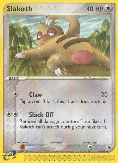 Slakoth (45/109) [EX: Ruby & Sapphire] | Good Games Adelaide SA