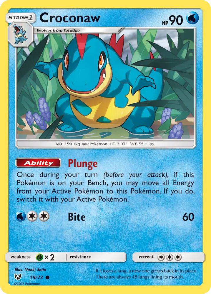 Croconaw 19/73 (Shining Legends)  | Good Games Adelaide SA