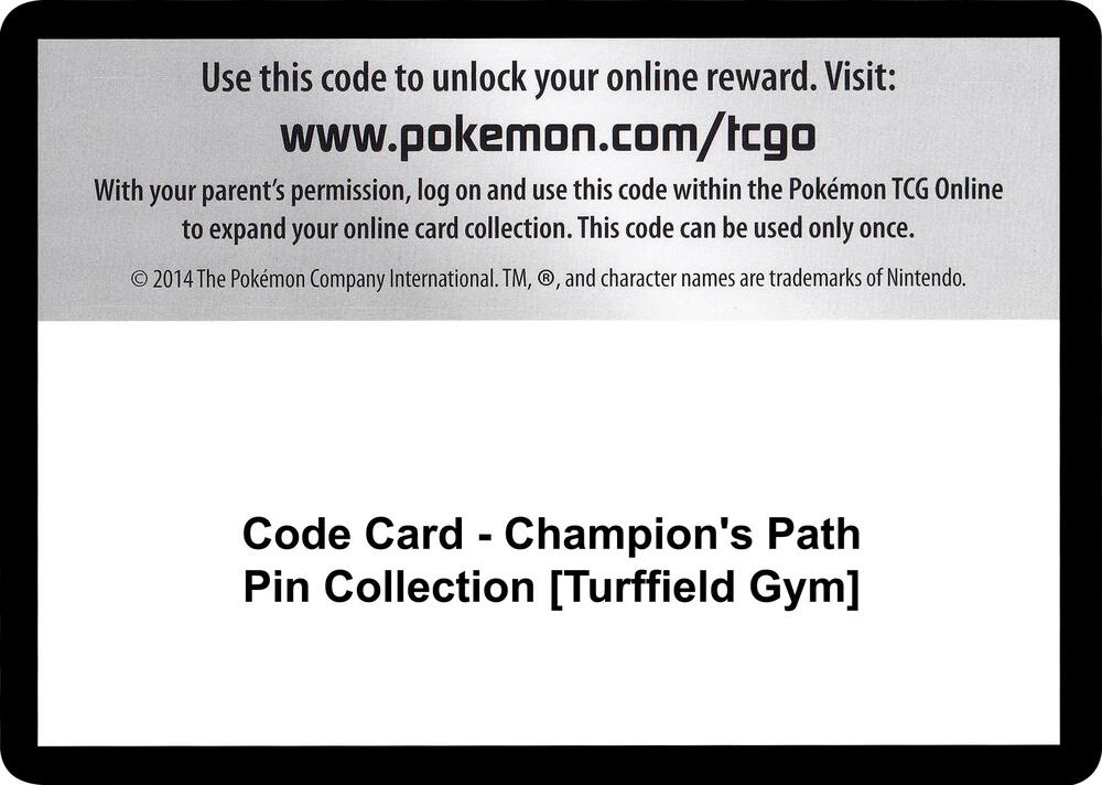Code Card Champions Path Pin Collection Turffield Gym  (Champion's Path)  | Good Games Adelaide SA