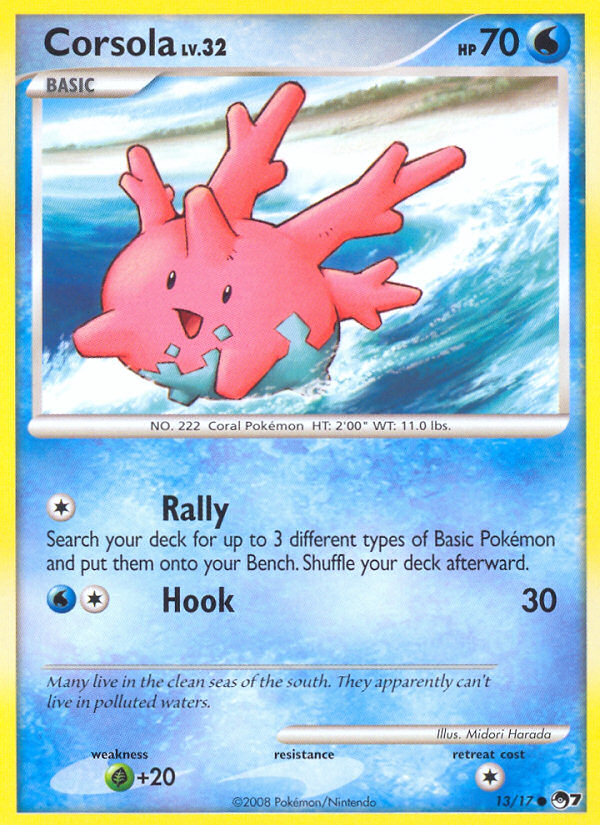 Corsola (13/17) [POP Series 7] | Good Games Adelaide SA