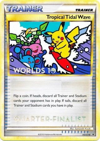 Tropical Tidal Wave (HGSS18) (Quarter Finalist) [HeartGold & SoulSilver: Black Star Promos] | Good Games Adelaide SA
