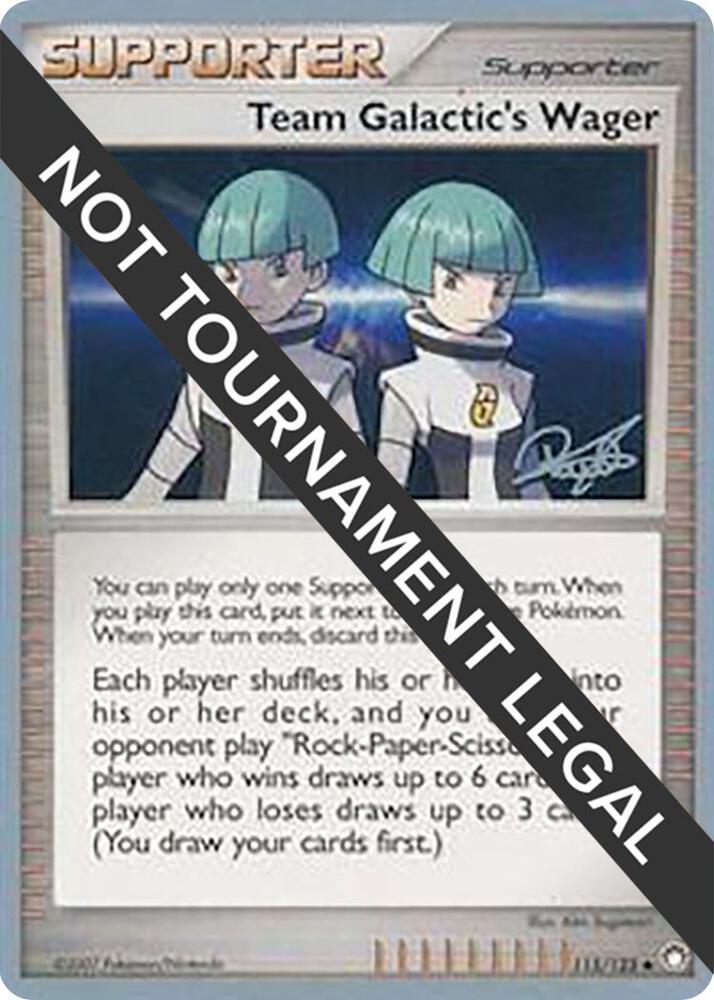 Team Galactics Wager 2008 Paul Atanassov 115/123 (World Championship Decks)  | Good Games Adelaide SA