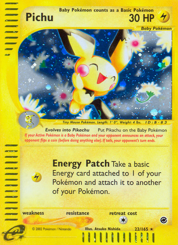 Pichu (22/165) [Expedition: Base Set] | Good Games Adelaide SA