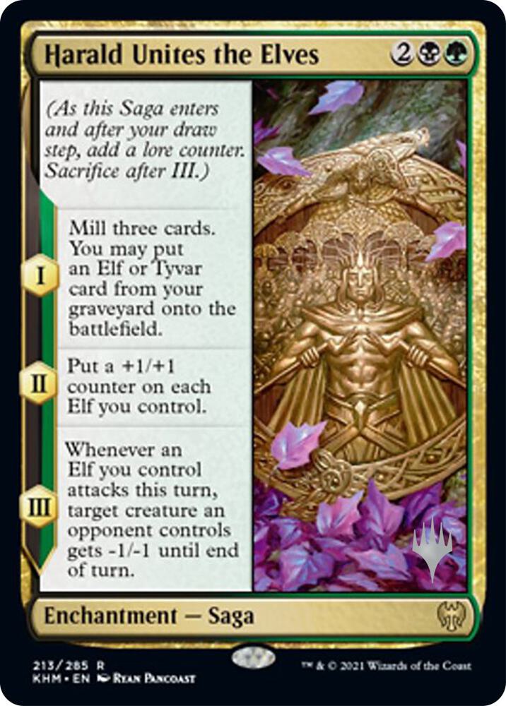 Harald Unites the Elves 213 (Promo Pack: Kaldheim)  | Good Games Adelaide SA