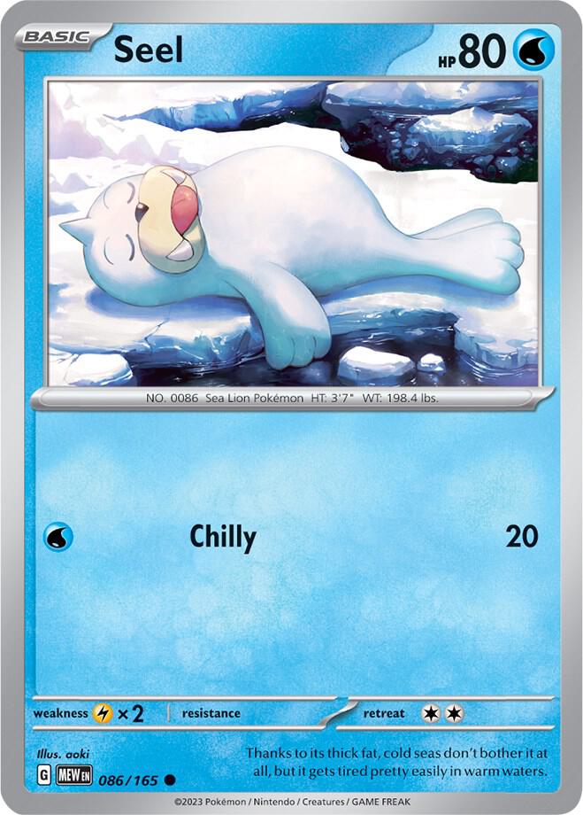 Seel 086/165 (SV: Scarlet & Violet 151)  | Good Games Adelaide SA