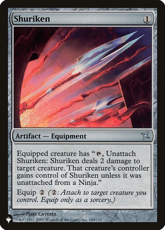Shuriken 160/165 (The List Reprints)  | Good Games Adelaide SA
